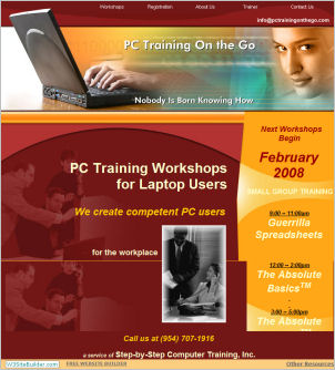 Example Free Website Builder Website