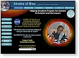 Custom Web Design for Shades of Blue