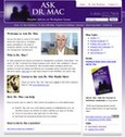 Custom Web Design for Ask Dr. Mac