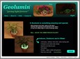 Custom Web Design for Geolumin - Rocks that Glow