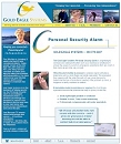 Custom Web Design for Gold Eagle Systems - Personal Medical Alert Systems