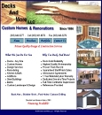 Custom Web Design for Decks And More, LLC